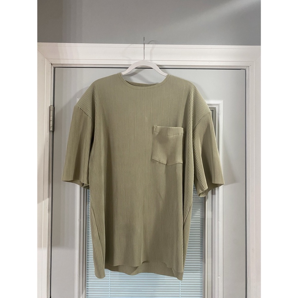 Zara Tan Pocket Tee, size XL